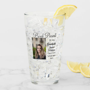 proud parent graduate add photo name class year glass