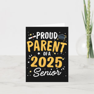 Proud Parent Of A 2025 Senior Graduation Cl 2025 S Card