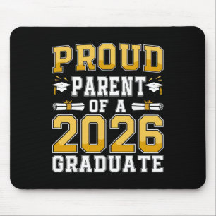 Proud Parent Of A Cl Of 2026 Graduate Senior Gradu Mouse Pad