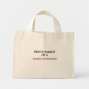 Proud Parent Of A FLIGHT ATTENDANT Mini Tote Bag