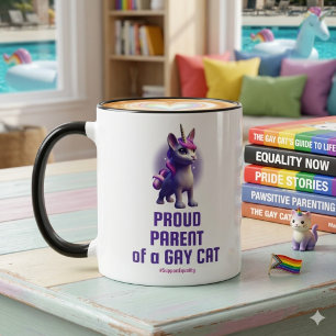 Proud Parent of a Gay Cat Mug