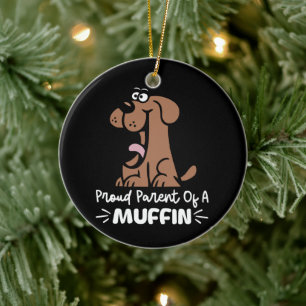 Proud Parent of a Muffin Baking Designs For Pastry Ceramic Ornament