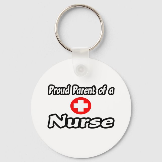 Proud Parent of a Nurse Key Ring (Front)