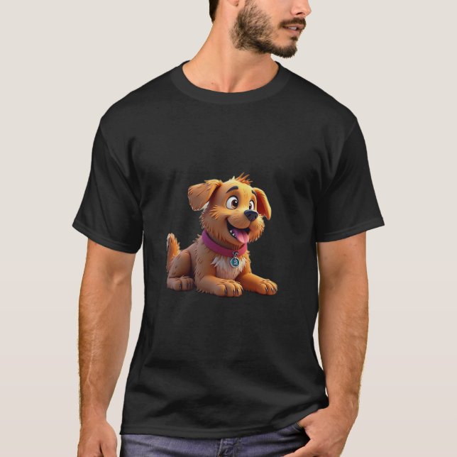 Proud parent of a spoiled dog T-Shirt (Front)