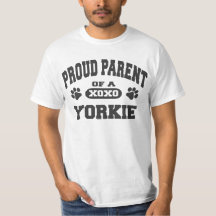Proud Parent of a Yorkie Dog Lover T-Shirt