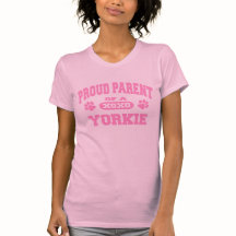 Proud Parent of a Yorkie Dog Lover T-Shirt