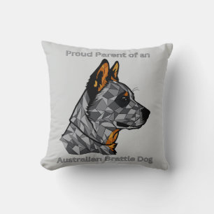Proud Parent of an Australian Brattle Dog Cushion