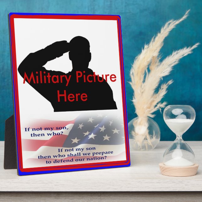 Proud Parent of Military Son Frame (Side)