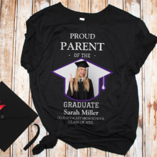 Proud Parent of the Graduate With a Photo & Name T-Shirt