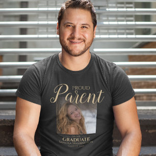Proud Parent   Photo Graduation T-Shirt