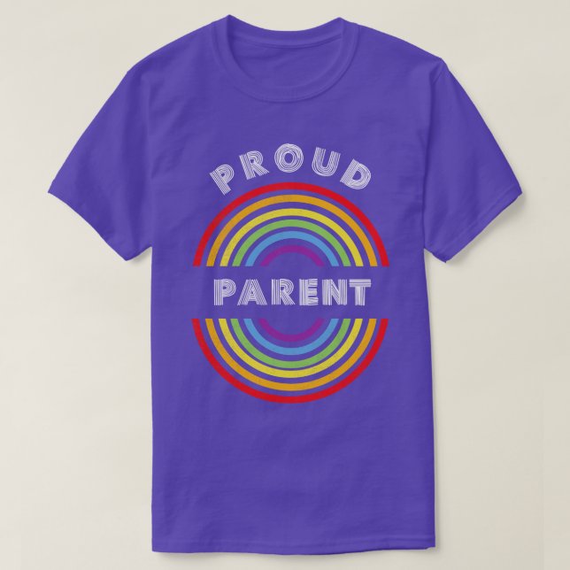 Proud parent Pride LGBT  LGBTQ T LGBT Supporter Pr T-Shirt (Design Front)