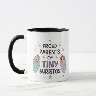 Proud Parents of Tiny Burritos Art Mug