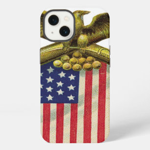 Proud Patriotic USA Flag Eagle Red White Blue iPhone Case