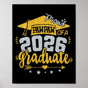 Proud Pawpaw Of A 2026 Graduate Grad Senior Gradua Poster