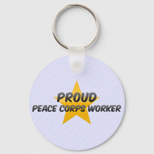 Proud Peace Corps Worker Key Ring
