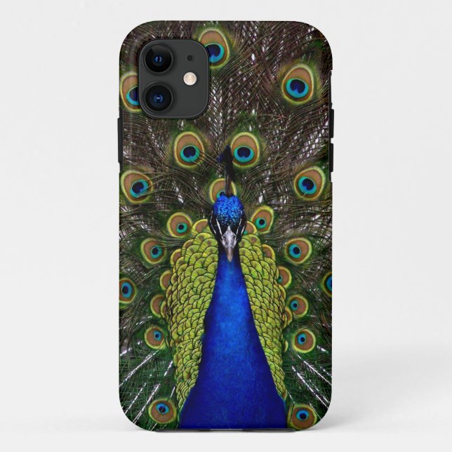 Proud Peacock iPhone case (Back)