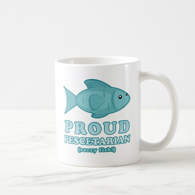 Proud Pescetarian Coffee Mug (Right)