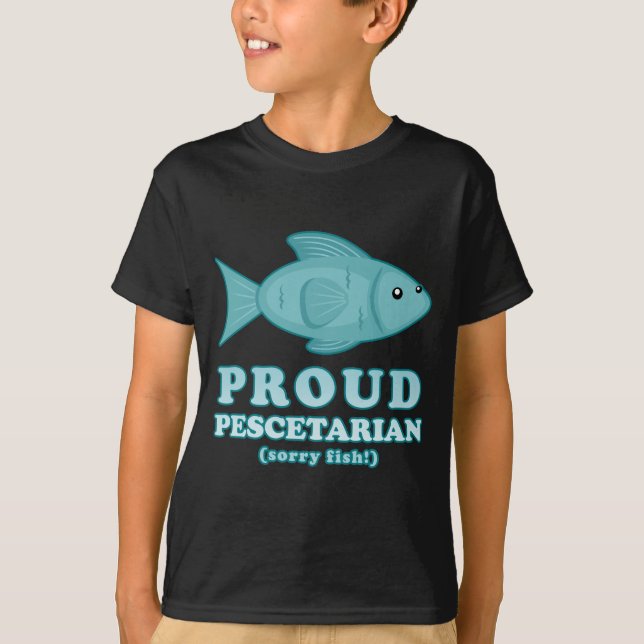 Proud Pescetarian T-Shirt (Front)