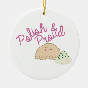 Proud Pierogi Ceramic Ornament