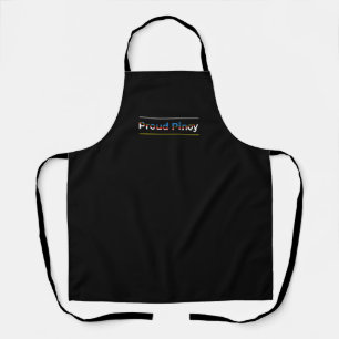 Proud Pinoy - Filipino Flag Abstract Geometric Apron