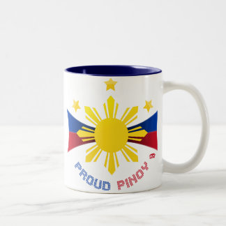 Proud Pinoy Two-Tone Coffee Mug