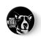 PROUD PITBULL LOVER BUTTON