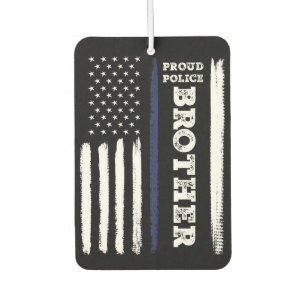 Proud Police Brother Car Air Freshener