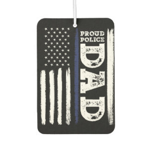 Proud Police Dad Car Air Freshener