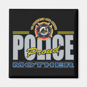 Proud Police Mother Magnet