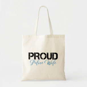 Proud Police Wife Tote Bag
