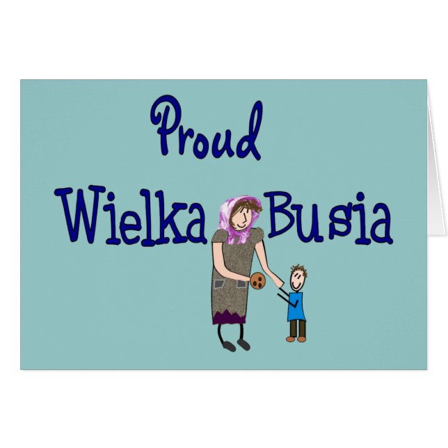 Proud Polish Grandmother (Wielka Busia) (Front Horizontal)
