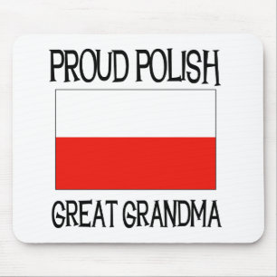 Proud Polish Great Grandma Mouse Pad