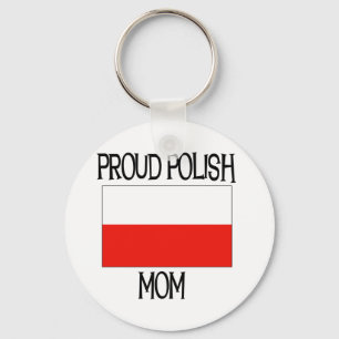 Proud Polish Mum Key Ring