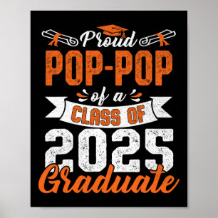 Proud Pop-pop Of A Cl Of 2025 Graduate Senior Grad Poster