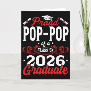 Proud Pops Of A Cl Of 2026 SenFolded Greeting Card