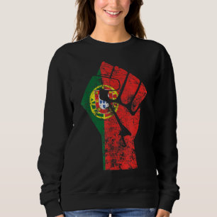Proud Portuguese Retro Portugal Flag 2 Sweatshirt