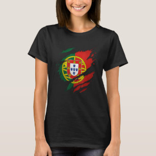 Proud Portuguese Shirts Torn Ripped Portugal Flag