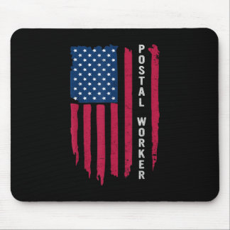 Proud Postal Worker Postmaster Us Post Service Mem Mouse Pad