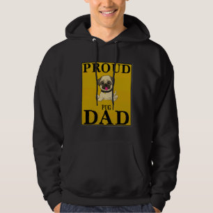 Proud Pug Dad - Gift For Owner Of A Pug Classic T- Hoodie