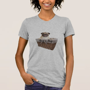 proud pug mum hug a pug  dog lover t-shirt design
