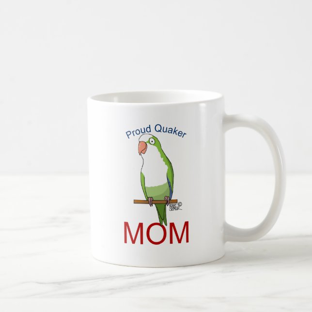 Proud Quaker Mum Coffee Mug (Right)