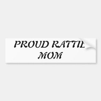 proud rattie mum bumper sticker