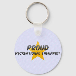 Proud Recreational Therapist Key Ring