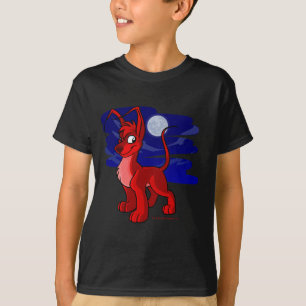 Proud red Gelert by moonlight T-Shirt