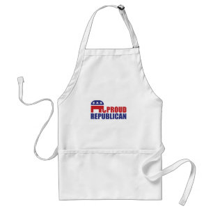 Proud Republican Elephant Standard Apron