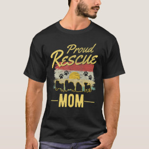 Proud Rescue Mum Dog Rescue T-Shirt