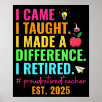 Proud Retired Teacher Teacher Retirement
