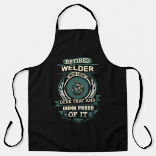 Proud Retired Welder Apron