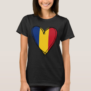Proud Romanian Boy Girl Sis Aunt Dad Mum Romania F T-Shirt