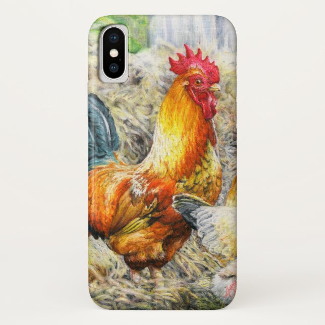 Proud Rooster Case-Mate iPhone Case (Back)